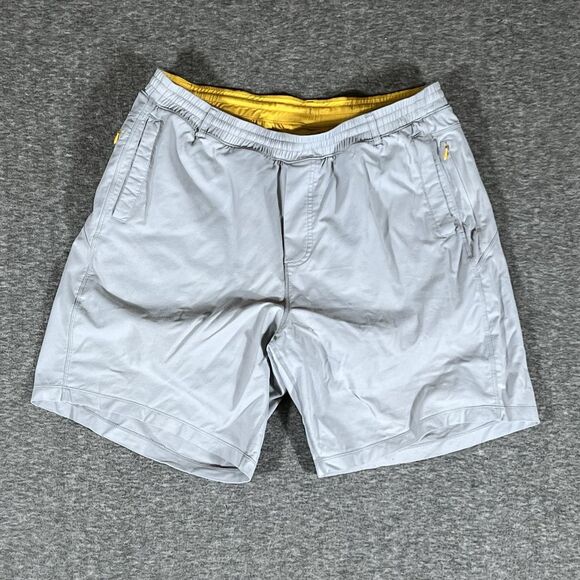 Big Dogs Other - Bird Dogs Boom Shorts‎ Grey Yellow  Lined Performance Boomstick Mens 3XL